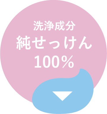 純せっけん100%
