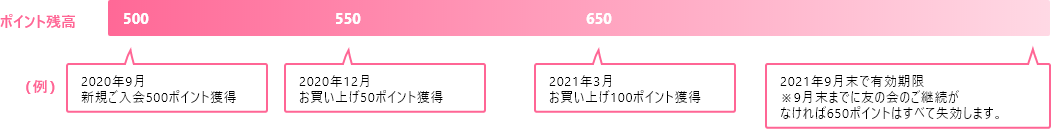 ポイント残高（例）